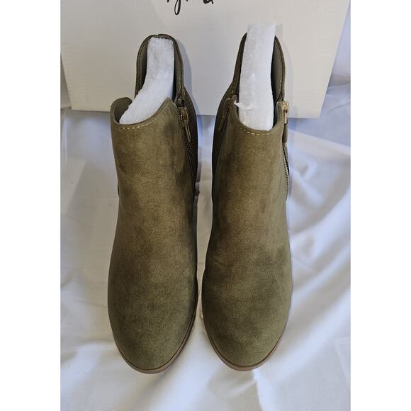 Style & Co Women's Masrinaa Ankle Booties - Olive - Picture 2 of 6